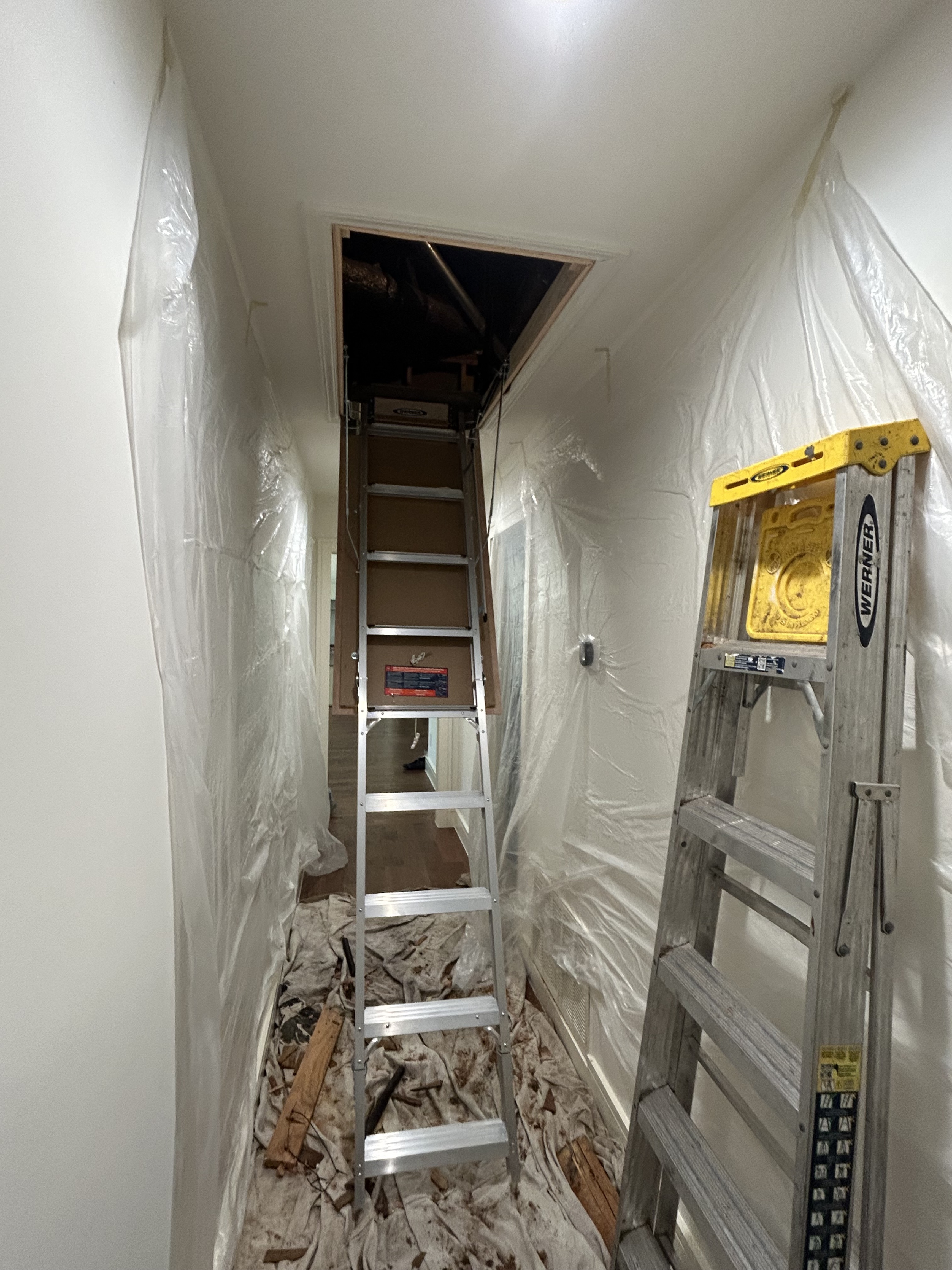 Attic ladders and decking